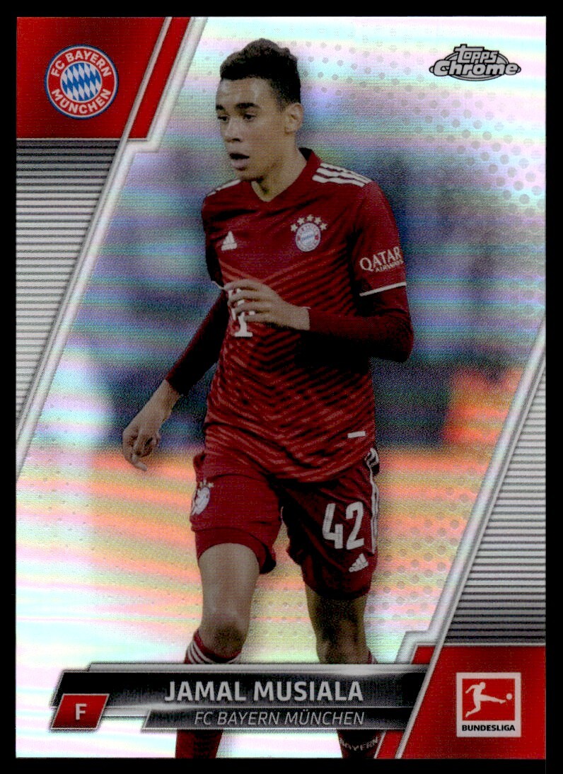 2022 Topps Chrome Bundesliga Jamal Musiala FC Bayern Munchen #84