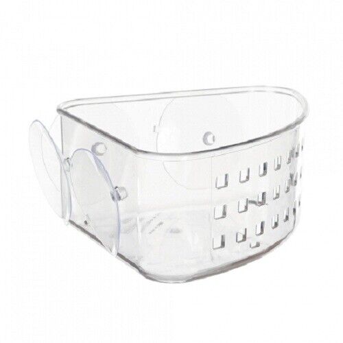 InterDesign Suction Corner Basket, Clear