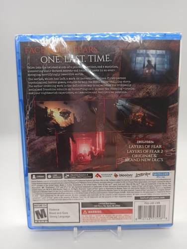 Brand New Sealed Layers Of Fear LRG Limited Run Games Playstation 5 PS5 - Picture 2 of 2