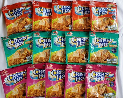(15 Pack) Ajinomoto CRISY FRY Breading Mix  Assorted  ORIGINAL GARLIC & SPICY