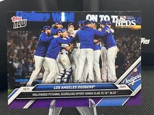 Los Angeles Dodgers - 2024 Topps NOW Card 827 - NLDS CHAMPS - Purple 25/25