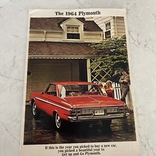 1964 Plymouth Full Line 18 Pages Original Brochure Fury Belvederes Savoys 1964 Plymouth Full Line 18 Pages Original Brochure Fury Belvederes Savoys