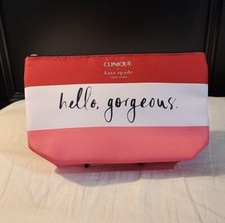 NWOT Clinique x Kate Spade Hello, Gorgeous Makeup Bag