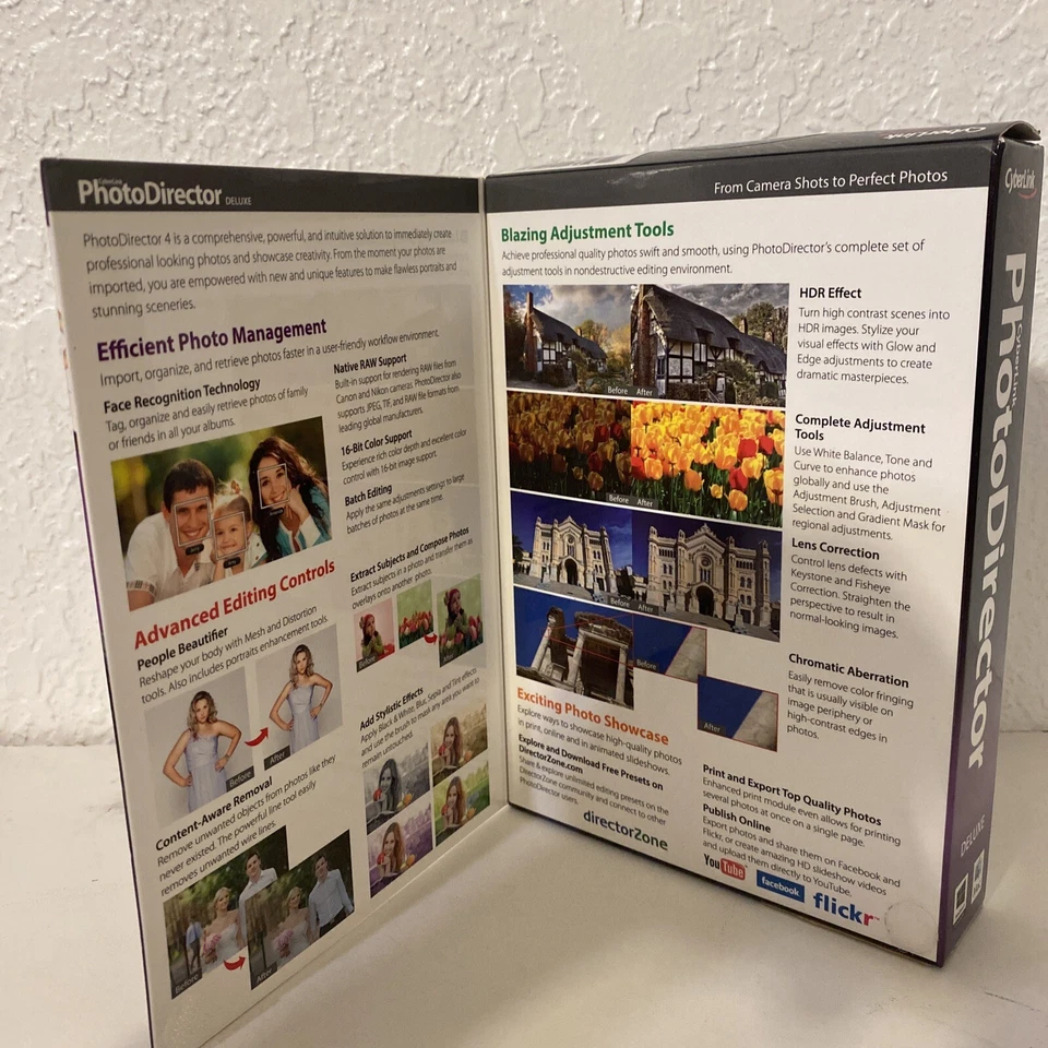 Cyberlink Photo Director Version 4 Deluxe Photography Editing Perfect Shots NEW! - Image 4 of 4