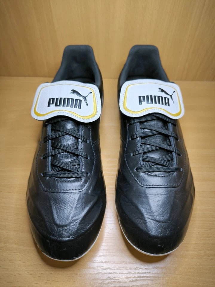 Botines de fútbol Puma King Top FG US 8 UK 7 cuero canguro botas de fútbol raras Foto 3 de 4