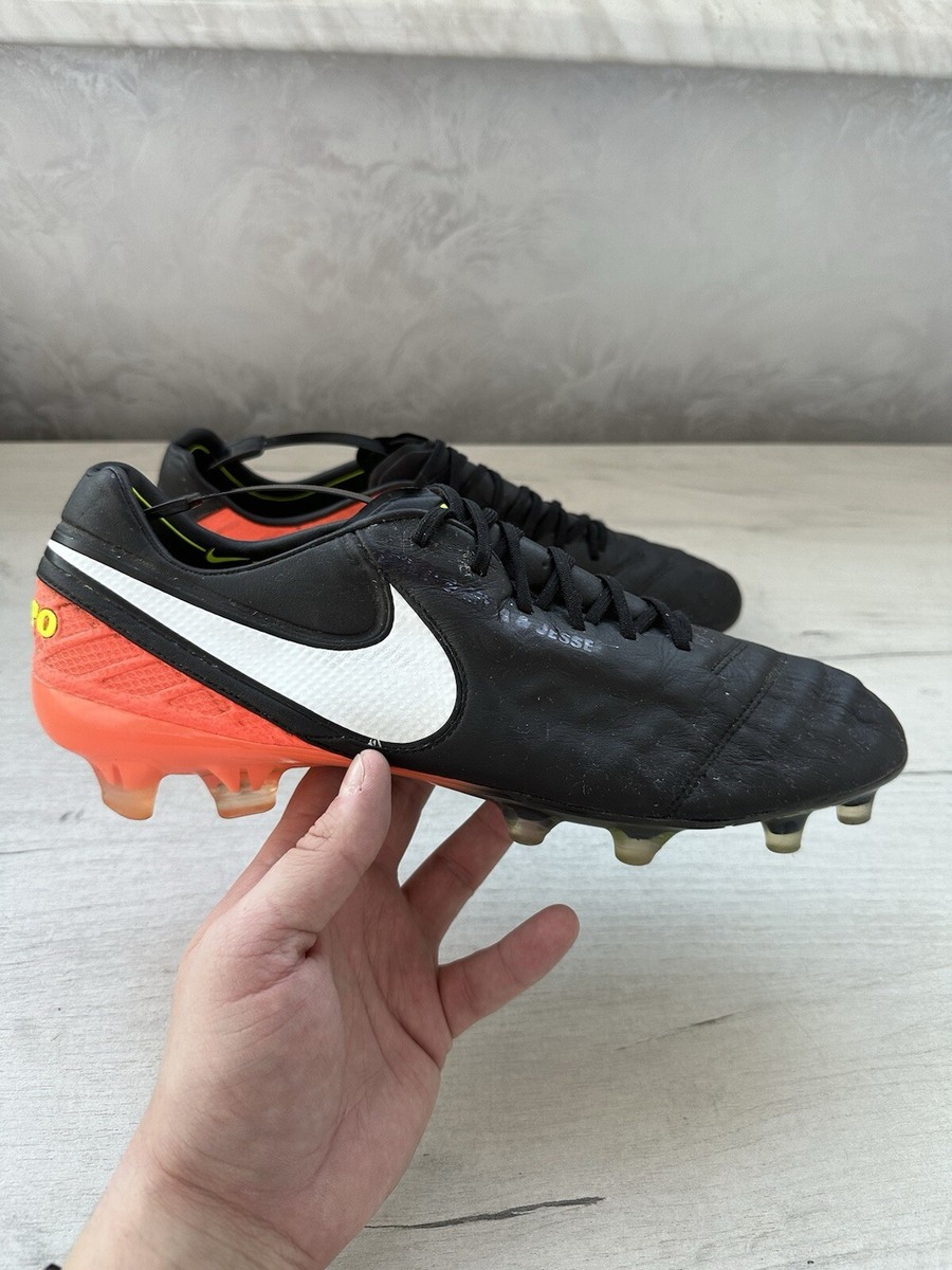 Nike Tiempo Legend 6 FG Orange Black ACC Rare Football Cleats