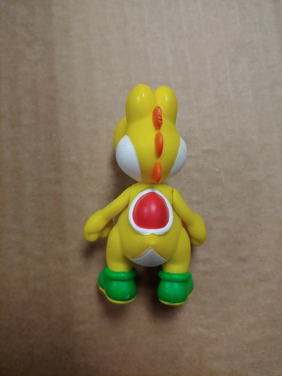 YELLOW YOSHI 3inch SUPER MARIO WORLD OF NINTENDO - ACTION FIGURE