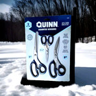 Quinn assorted Scissors 3pc .Stainless steel .9",8" and 5"