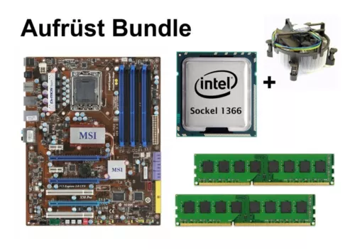 Aufrüst Bundle - MSI X58 Pro + Intel i7-950 + 8GB RAM #100221
