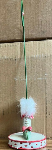 Dept 56 Krinkles Patience Brewster High Heel Shoe Ornament Hanger  EUC W/Box - Foto 2 di 5