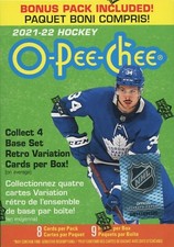 2021-22 Upper Deck O Pee Chee Hockey Blaster Box EXCLUSIVE Yellow Tallboys Cards