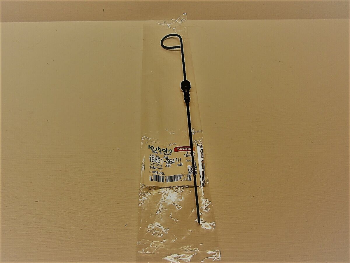 GENUINE OEM KUBOTA OIL DIPSTICK 16851-36410 D722 DF752 WG750 GENUINE OEM KUBOTA OIL DIPSTICK 16851-36410 D722 DF752 WG750