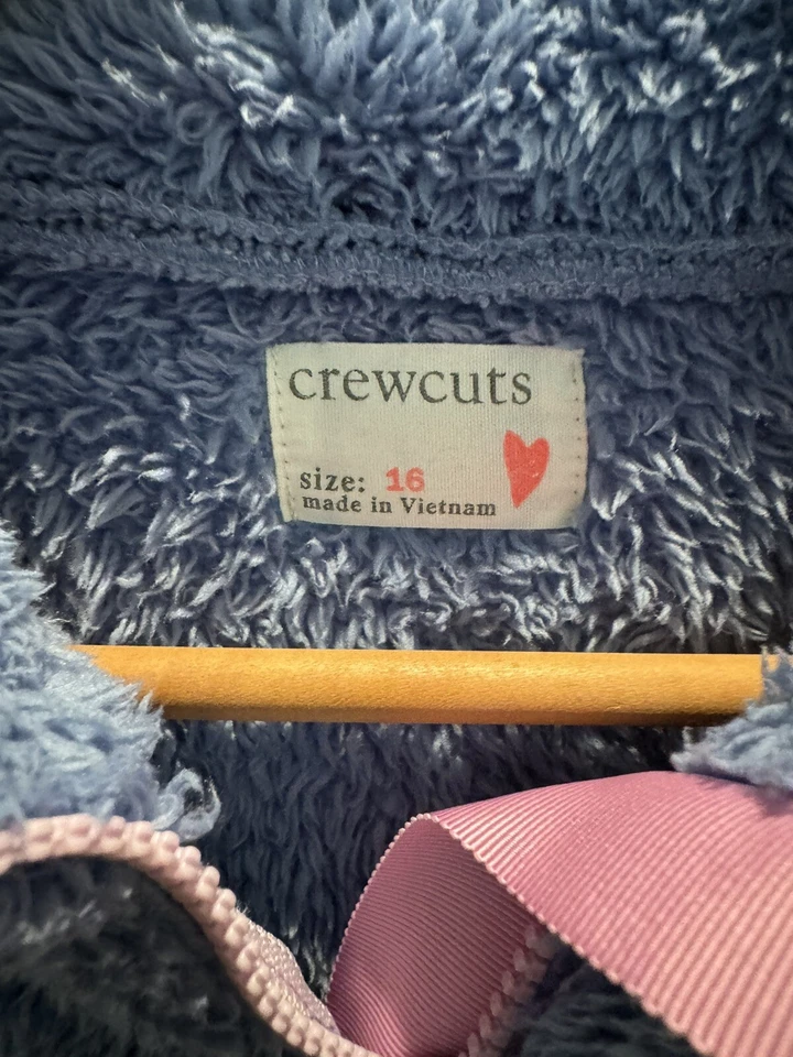 Pullover Crewcuts Niñas Sherpa 1/4 Cremallera Niñas Talla 16 Foto 3 de 3
