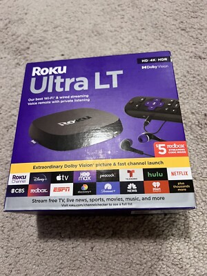 Roku Ultra LT 2021 HD Digital Streaming Device - Black