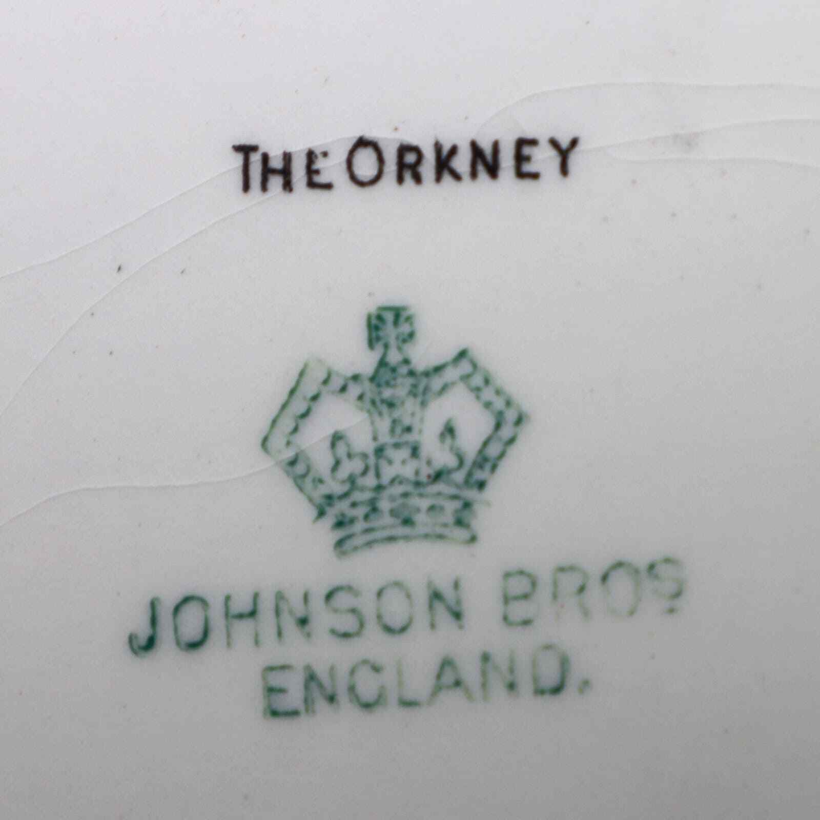 43pc Johnson Bros The Orkney Art Deco China Dinnerware Set Vintage 1930's