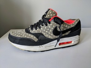AIR MAX 1 Leather Premium POLKA DOT Anthracite, black and Granite ** size  10 | eBay
