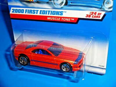 “Hot Wheels Set” 84個 Hot Wheels 2000 First Editions 24/36 #84 Muscle Tone Orange