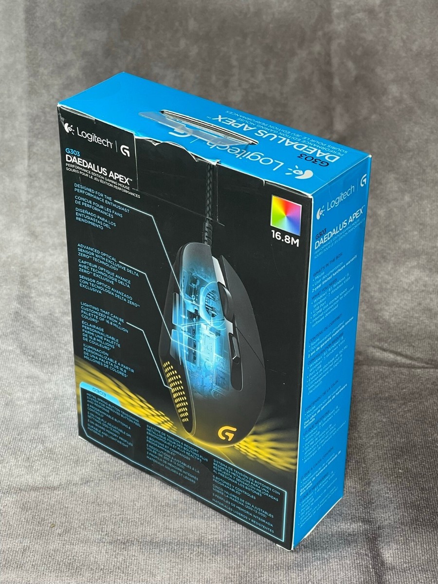 Logitech G303 Daedalus Apex Performance Edition Gaming Mouse (910
