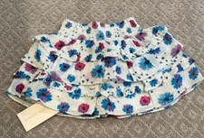 LoveShackFancy Girls Billie Skirt In Deep Cotton Candy Size 2-3