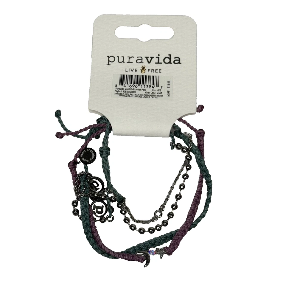 PuraVida Pura Vida Twilight Bracelet Stack Set of 3 - Image 4 of 4