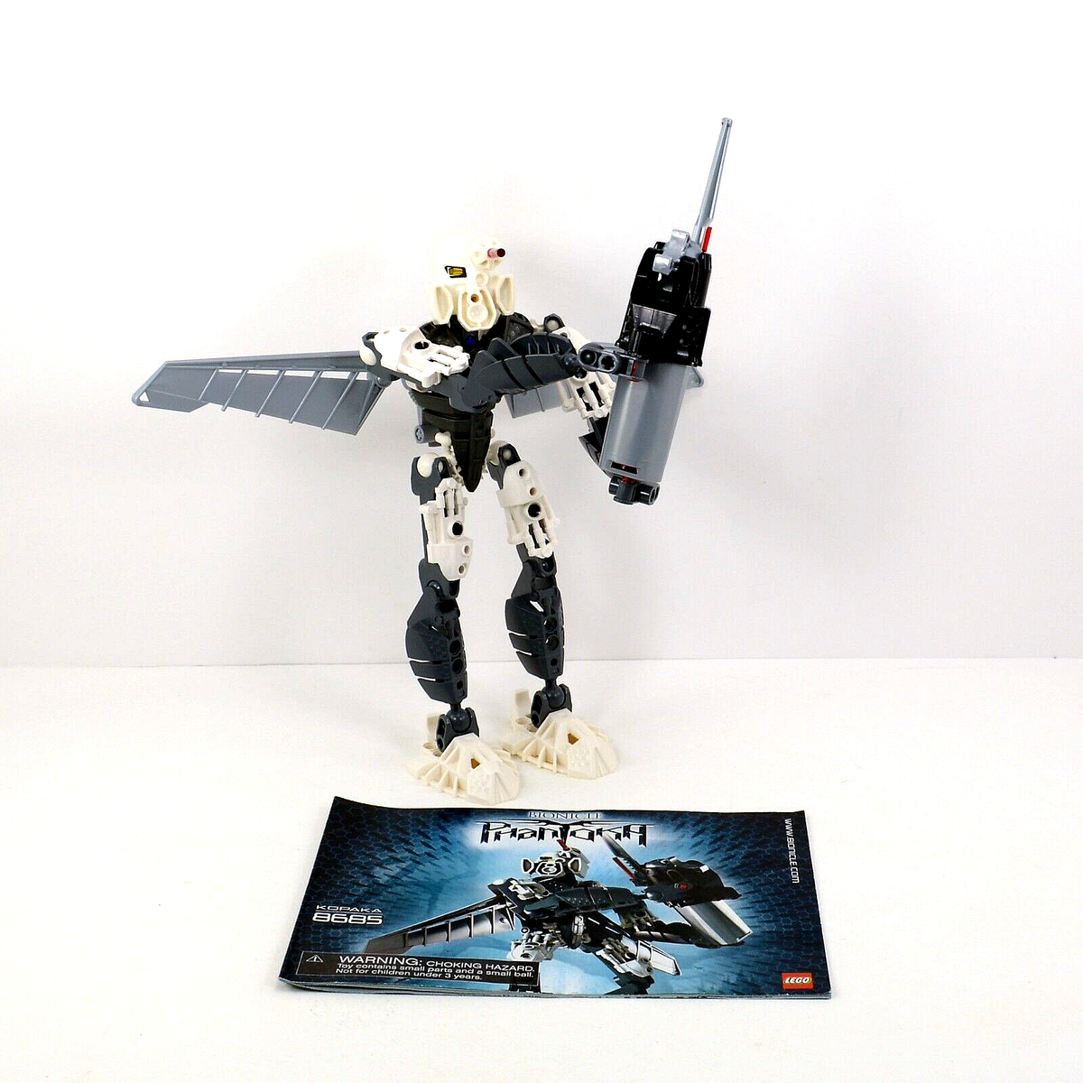 LEGO Bionicle Phantoka Toa Kopaka Set 8685 Complete with Manual No