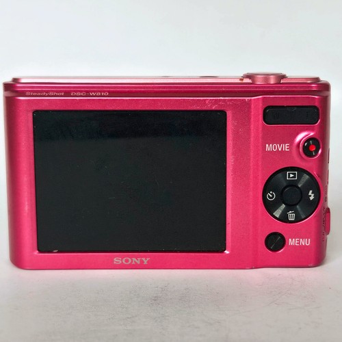 Sony Cyber-Shot DSC-W810 20.1MP Digital Camera Pink 6x battery no charger no mem - Picture 9 of 12