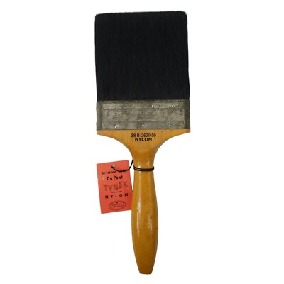 FPI Inc Wood Handle Paint Brush Vtg Dupont Tynex Nylon Bristles 38-B-2629-50 NOS