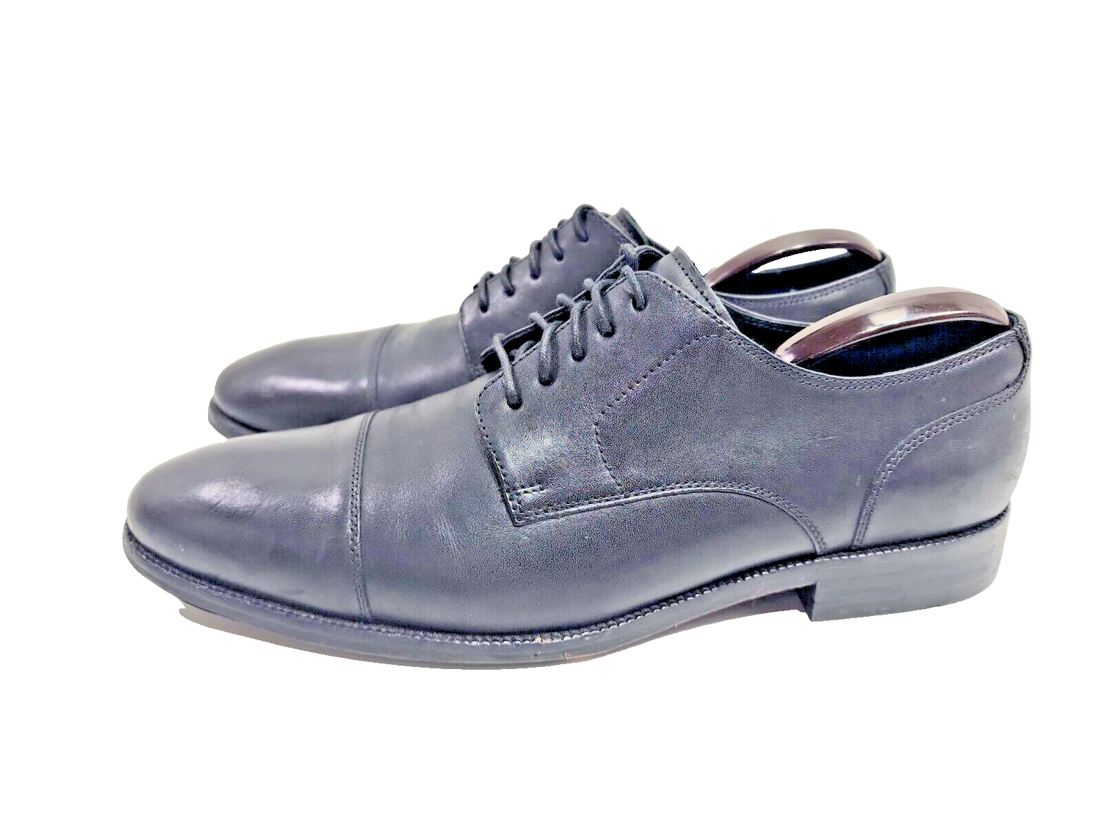 SAOLA Scarpe eleganti Oxford Cole Haan Jay Grand Cap Toe nere da uomo taglia 10M C24121