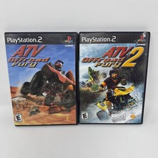 PS2 ATV Lot of 2: ATV Offroad Fury 1 & 2 Complete CIB Playstation 2 Tested Works