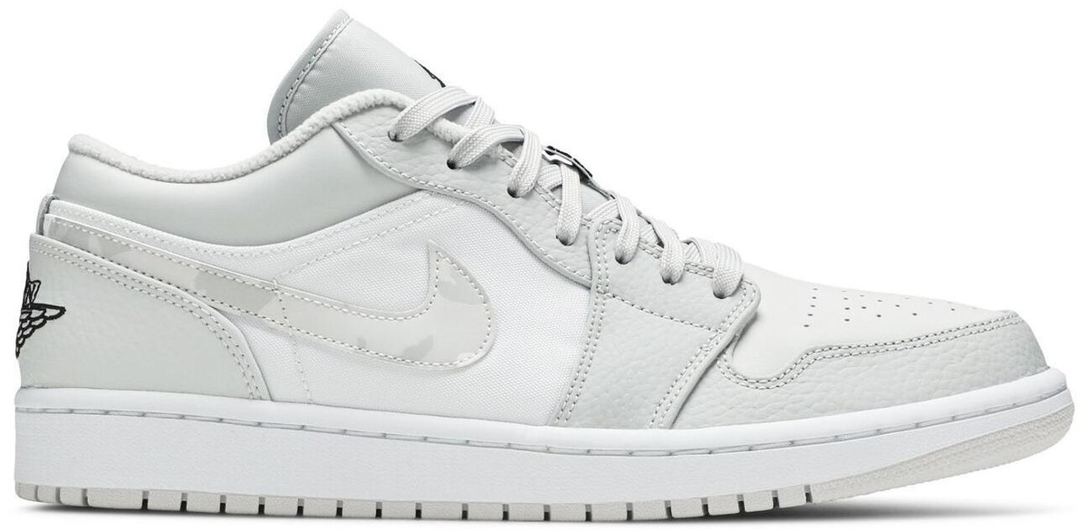 JORDAN1 low white gry 27センチ 7ec3f3d82d2d9a55eded6d8a0126a6
