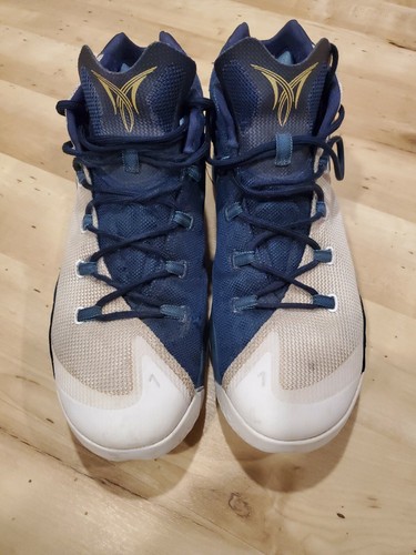 Nike Air Jordan Melo M12 White/Gold Star/Midnight Navy Size 13 | eBay