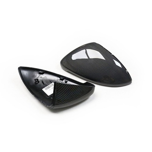 Carbon Fiber Wing Rear View Mirror Cover Caps Replace Trim For VW Golf 7 MK7 GTI - Picture 5 of 17