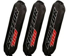 ATV Shock Covers Yamaha Raptor 700 | Black Red/Black-Blue | Atv-parts