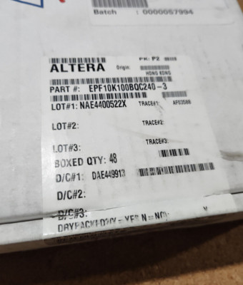 EPF10K100BQC240-3 - ALTERA - 48 QTY SEALED TRAY - NEVER OPENED - DATE CODE 9913