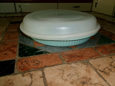 Moule Ultra Pro Tupperware Tourtière Plat Ultra Plus avec Couvercle Tarte Quiche Gâteau Fondant Tourte Clafouti - Arts de la table