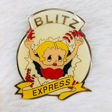 Blitz Express Girls Softball Team Lapel Pin w/ Betty Boop