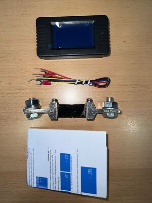 KETOTEK Ammeter Voltmeter Digital DC 0V~200V 300A Volt Amp Watt KWh Meter LCD