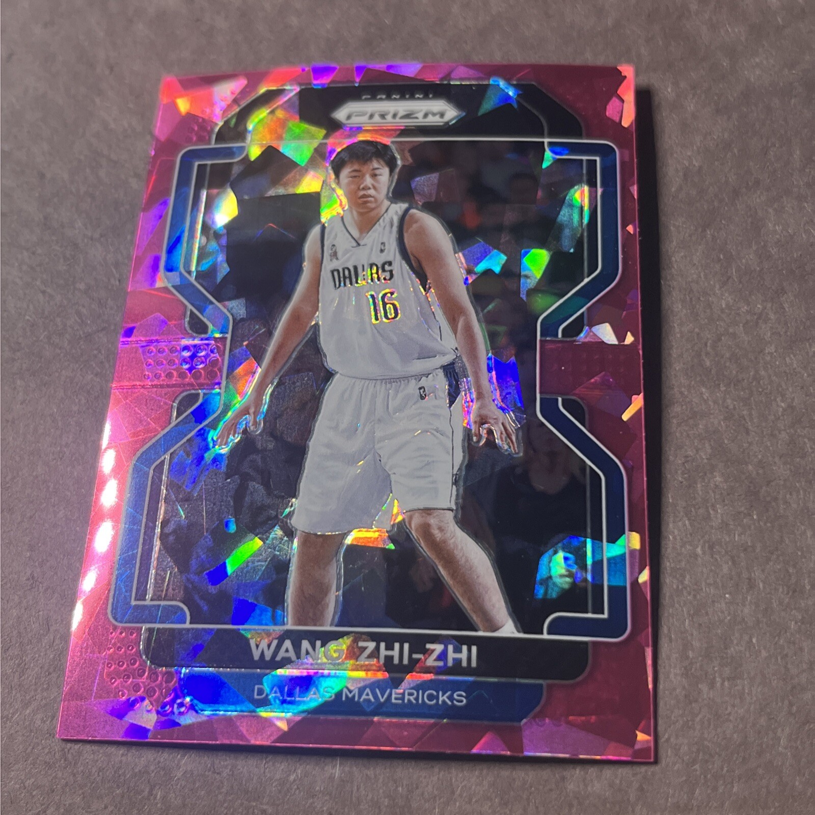 Wang Zhi-Zhi 2021-22 Panini Prizm Pink Ice Parallel #273 - Dallas Mavericks