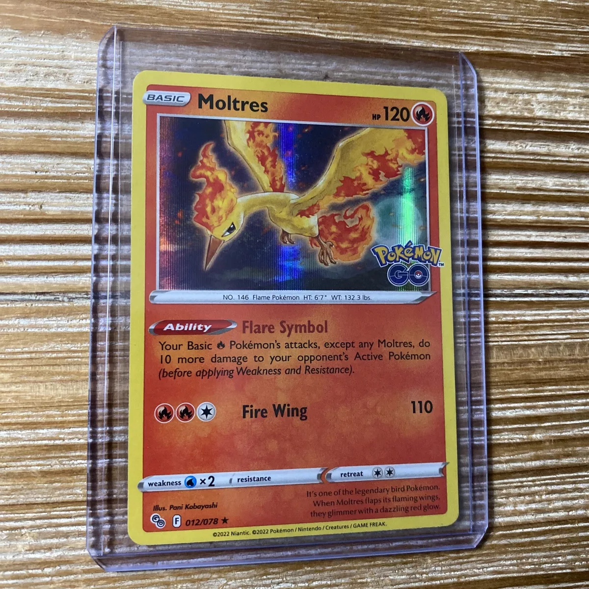 Moltres - 012/078 - Holo Rare