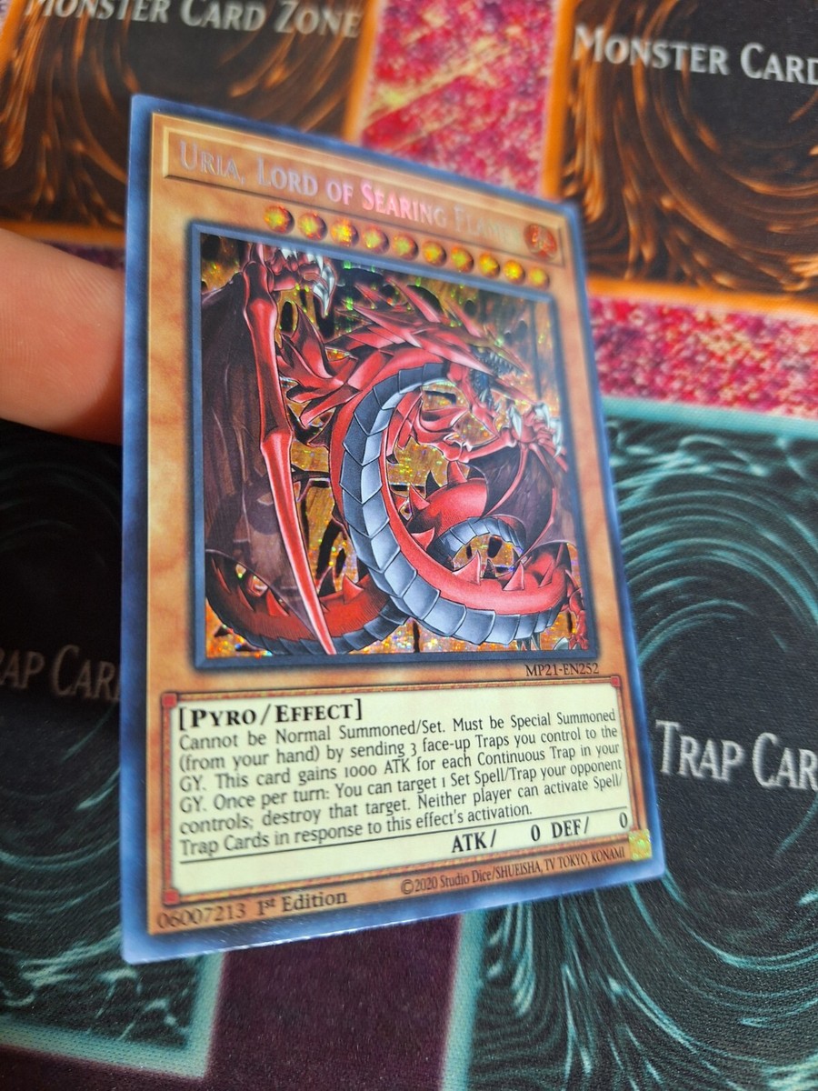 Yu-Gi-Oh! Uria, Lord of Searing Flames MP21-EN252 Prismatic Secret