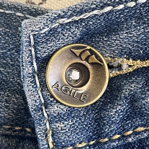 Agile Youth Jeans 30X31 Blue Distressed Straight Leg Relaxed Casual Urban - Picture 8 of 10