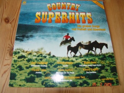 K-tel Country Superhits LP Vinyl - 1985 - Glen Cambell,Dolly Parton