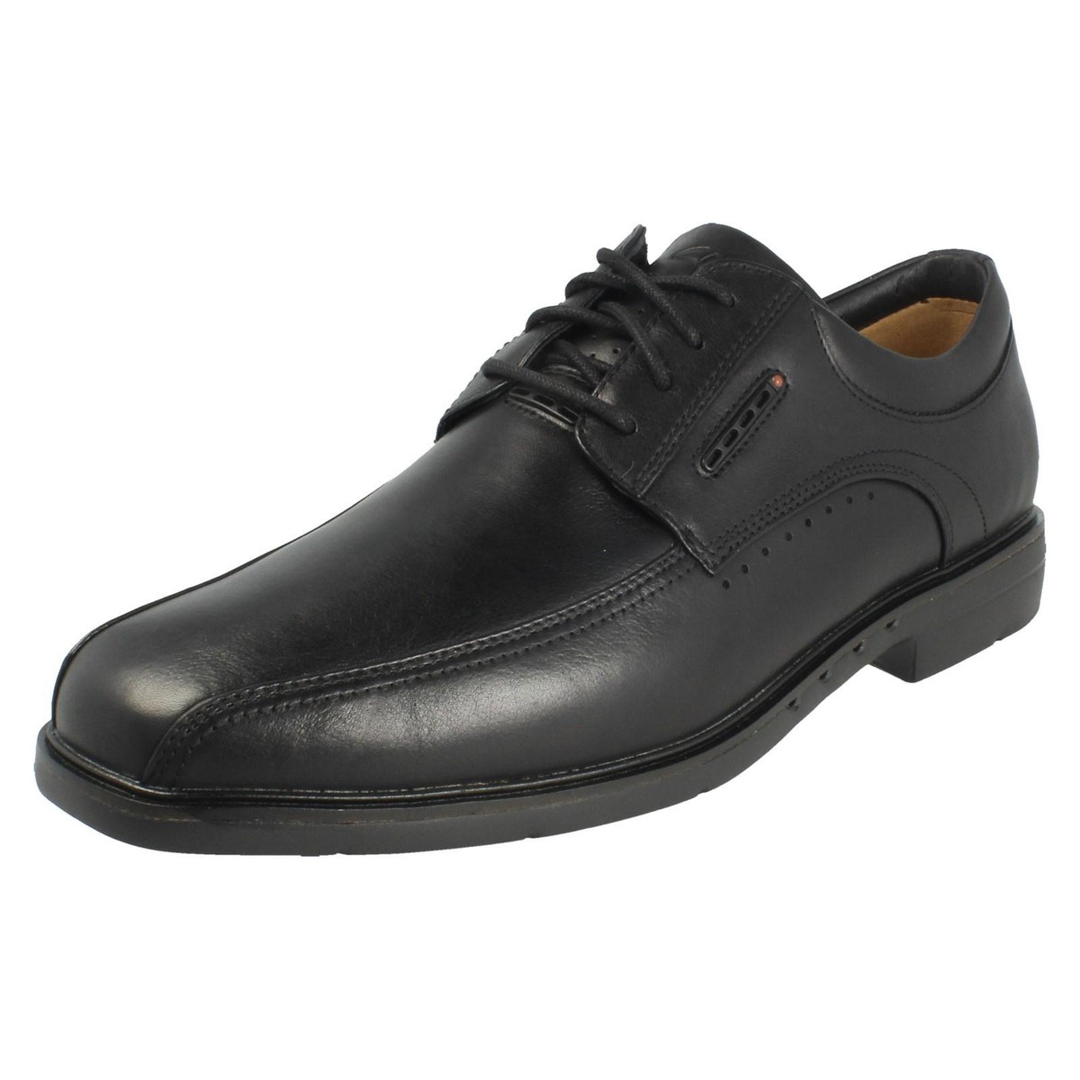 MENS CLARKS UN KENDRIC WAY LACE UP UNSTRUCTURED LEATHER FORMAL