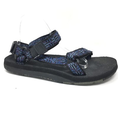 Teva Men\'s‎ Blue Black Sports Outdoor Hiking Sandals Strappy Size 11 M Amazon.com | Teva Men main image 4