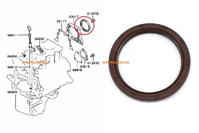 MINICAB TRUCK U41T U42T REAR CRANK SHAFT OIL SEAL 3G83 6-VALVE