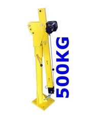 Ladekran / Hebekran mit elektrischer Seilwinde 500 kg