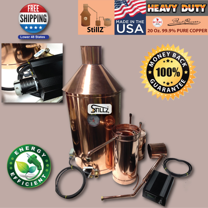 StillZ 20 Gallon Moonshine Still Electric 220VAC 20amp Controller AWESOME!