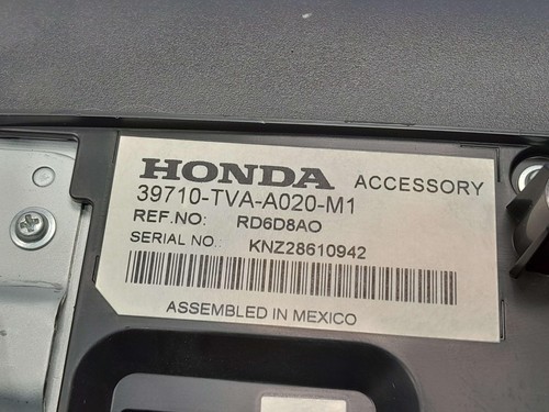 18-20 Honda Accord Radio Dashboard Display Screen 7" Genuine OEM 39710-TVA-A02 - Picture 7 of 8