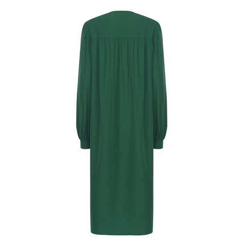Mujeres Bata de Clero Manga Larga Cremallera Frontal Coro de Iglesia Bata Suelta Calce Bautizo Vestido - Imagen 63 de 83