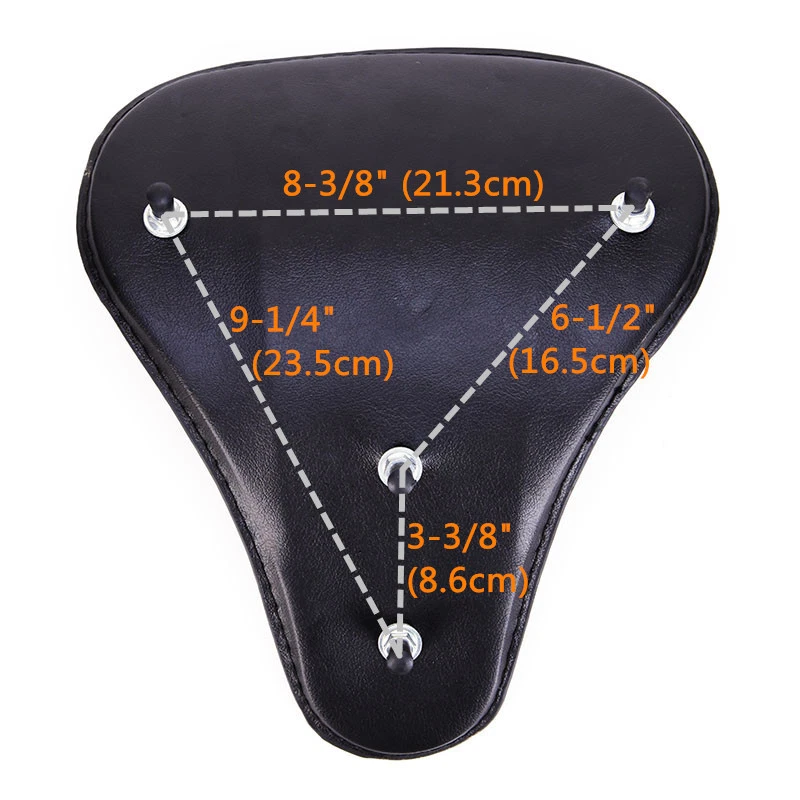 Asiento Bobber Muelle Asiento Solo Personalizado Para Harley Honda 1100 750 700 VT1100C VT700C Foto 4 de 4